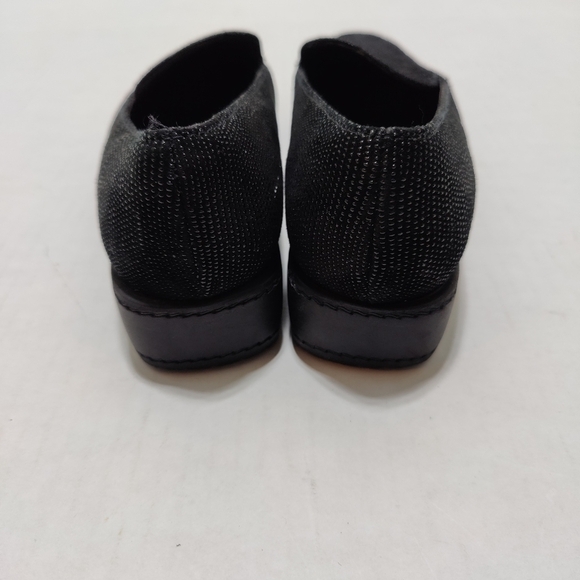 Stuart Weitzman Shoes Casual Slip On  Black Women's Wedge Loafer Size 7.5 - Picture 3 of 10